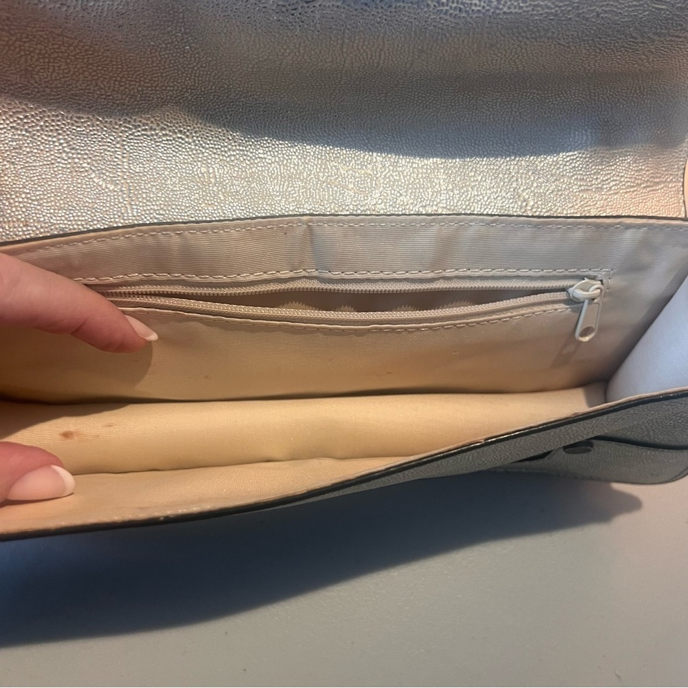 Guess Metallic Gold Clutch - Picture 9 of 14